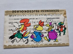 Kukori-Kotkoda csokipapír, csokoládépapír - Szerencsi Édesipari Vállalat - retro