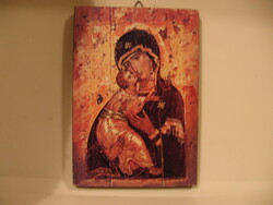 Vlagyimir Theotokos Istenszülő bizánci ikon reprodukció