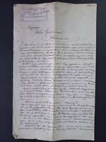 1940-ben kelt, kézzel írt hivatalos levél, Csiha Győző anyakönyvi kutatáshoz kér adatokat, kivonatok