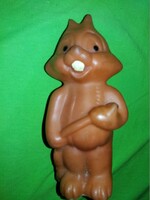 1970'S Régi gumijáték figura, román Aradeanca - - Chip N Dale Mókus JÓ ÁLLAPOTBAN 17 cm