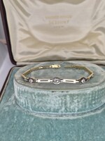 Brilles art deco antik arany karkötő