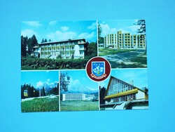 Képeslap (9) - Csehszlovákia (Szlovákia) - Magas-Tátra mozaik 1970-es évek