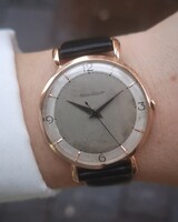 Jaeger - LeCoultre 18 K arany tokos elegáns vintage öltönyóra - szervizelve, Tiktakwatch garanciával