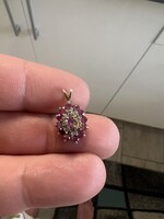 Rubin gyémánt arany medál