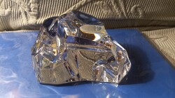 Val St. Lambert kristály jéghegy szikla papírnehezék