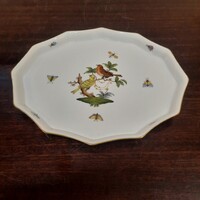Herendi Rothschild mintás porcelán kínáló tál