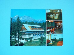 Képeslap (9) - Csehszlovákia (Szlovákia) - Magas-Tátra mozaik 1980-as évek