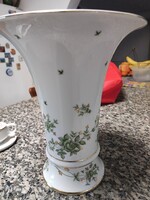 Erika mintas Hollohazi tölcsér váza 25cm