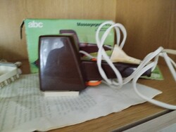 Retro masszázs készülék, mükődő , dobozában+ kiegészítőkkel