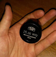 Önkényuralmi jelképes MILITARY Rádió CARL ZEISS 26.00MHZ kvarc kristály rezonátor WEHRMACHT EIGENTUM