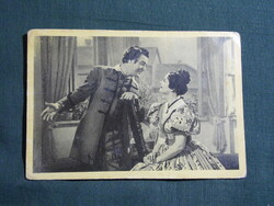 Képeslap,film,mozi,művészet,Tolnay Klári,Sárdy János színész,1955-