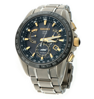 SEIKO  Astron GPS Solar férfi karóra – kerámia/titán, vadonatúj, Made in Japan