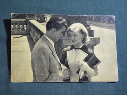Képeslap,film,mozi,művészet,Krencsey Mariann,Mensáros László színész,1958-