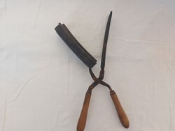 Antik hajsütővas 26 cm