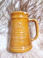 Kiskőrös Petőfi ház sorszámozott Gránit porcelán kerámia korsó