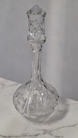 Ólom kristály kézzel csiszolt pálinkás palack