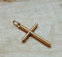 9 karátos arany kereszt medál