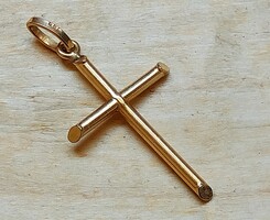 9 karátos arany kereszt medál