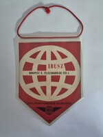 IBUSZ asztali reklám zászló - retro
