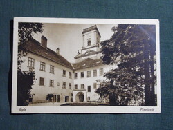 Képeslap,Győr,Püspökvár látkép részlet,Margit fényképészet Bp. kiadás, 1935-