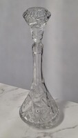Ólom kristály kézzel csiszolt butella palack