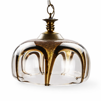 Mazzega Murano design függő lámpa by Carlo Nason