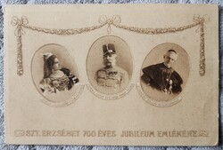 1907 SZENT ERZSBET 700 ÉVES JUBILEUM IZABELLA FŐHERCEGNŐ FERENC JÓZSEF - VASZARY KOLOS KORABELI LAP