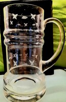 ANTIK csiszolt üvegkorsó