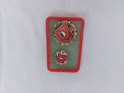 "Szocialista Brigád" kitüntetés 1970, dobozban, 1 nagy + 1 kicsi