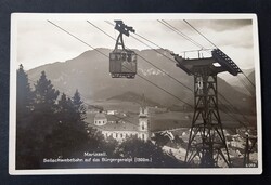 Mariazell kötélpályás felvonó a Bürgeralpe hegyre képeslap