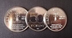 2021 Eucharisztikus, NEK 50 forintos rolniból, verdefényes, tasakban.