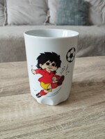 Zsolnay focis bögre porcelán Espana '82