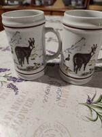 Hollóházi sörös korsó