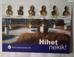 Paksi Atomerőmű Rt. posta tiszta képeslap - Hihet nekik