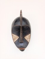 Afrikai maszk antik Fang népcsoport fa Gabon africká maska D31 659 6168
