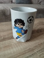 Zsolnay focis bögre porcelán Espana '82