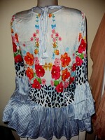 Selyem blúz, tunika béleletlen nem átlátszó