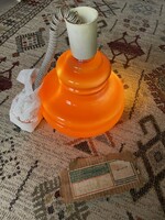 AKA Elektrik vintage space age mennyezeti lámpa narancssárga színű üveg, nagyon szép retro
