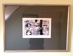 Keserű Ilona  "Térség 2. 1983." című alkotás. Azonnal falra akaszható állapotban!