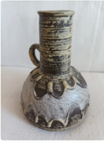 NDK stúdiókerámia váza – Haldensleben, Fat Lava stílus, 1960-as évek