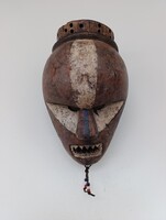 Afrikai maszk antik Salampasu népcsoport Kongó D31 661 6172