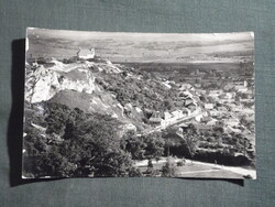 Képeslap,Pécs,Mecsek Havihegyi templom,Tettye látkép,részlet, 1955-