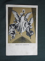Képeslap,Eucharisztikus Kongresszus Budapest,grafikai,Benczur Pinx : Sacramentum, 1938-