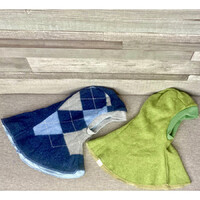 Fidini balaclava blue-green hat set 48