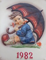 Hummel falitányér 1982 (19 cm)
