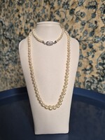 Akoya verlauf gyöngysor fehérarany zárral