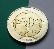 Törökország - 50 kurus – 2025 - Kemal Atatürk