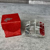 3D kristály üveg dísz madár hologrammal