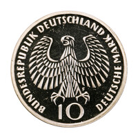 Németország 10 Márka 1972 F Müncheni Olimpia V Proof 15,5g Ag625