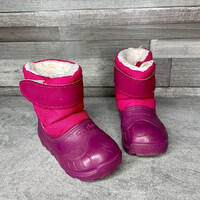 Decathlon Quechua Oxylane pink bélelt kislány téli csizma 21/22
